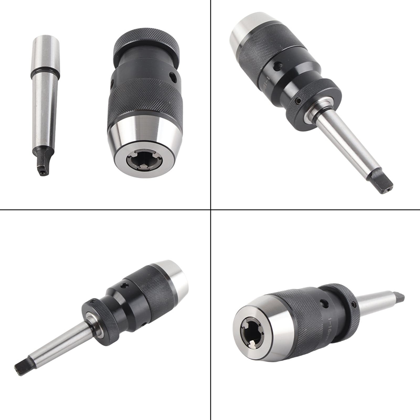 

Патрон для сверлильного станка самозажимной без ключа, емкость 1-16 мм, сталь 45#, с конусом Морзе MT2-JT3