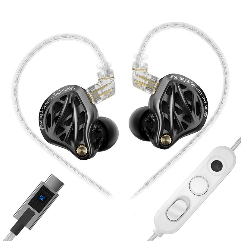 Pre-order KZ Vibe X Wired IEM In Ear Monitor 13mm Vibration Driver HiFi Earbuds with Ergonomic Comfort In-ear Design