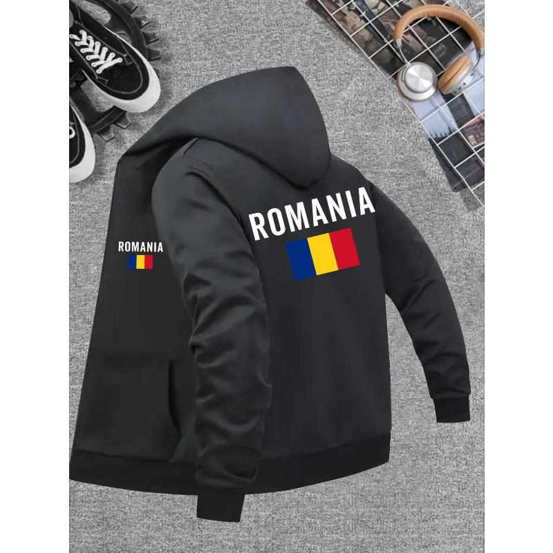 

Men s Warm Polyester Hooded Jacket Fleece Lined Windproof Casual Outerwear XXL чорний