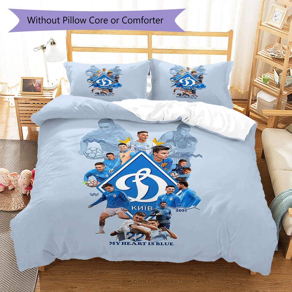 Dynamo Moscow Valor Bedding Quilt Set Quilt Cover Pillowcase Home Decoration Birthday Gift (1 * duvet cover + 2 * pillowcase, without core)