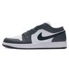 Jordan Zapatillas de Baloncesto Vintage Air Jordan 1 caña baja Unisex Negro 553558-152(Equipo719-)