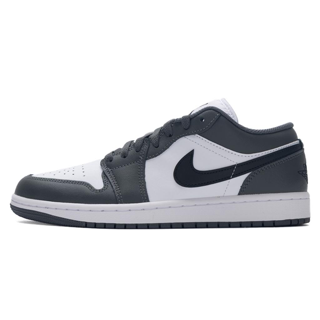 Jordan Zapatillas de Baloncesto Vintage Air Jordan 1 caña baja Unisex Negro 553558-152(Equipo719-)