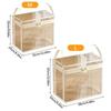 Large Capacity Doll Storage Bag With Zipper Handle Collection Container Organizer Box  Clothes