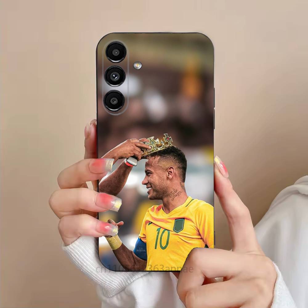 Für N-Neymar Fußball 10 Handyhülle Für Samsung S25,24,23,22,21,S20,Ultra,Plus,FE Schwarze Weiche Hülle