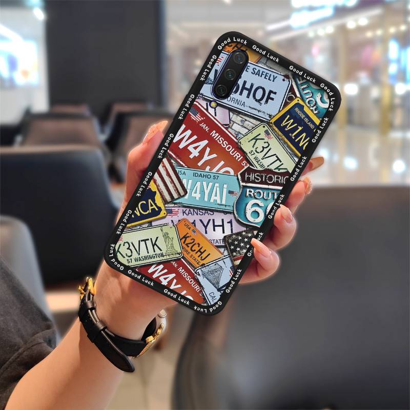 Cartoon Back Cover Phone Case For Xiaomi Mi CC9/9 Lite/A3 Lite Waterproof Cover Anti-dust TPU Soft case Shockproof Cute