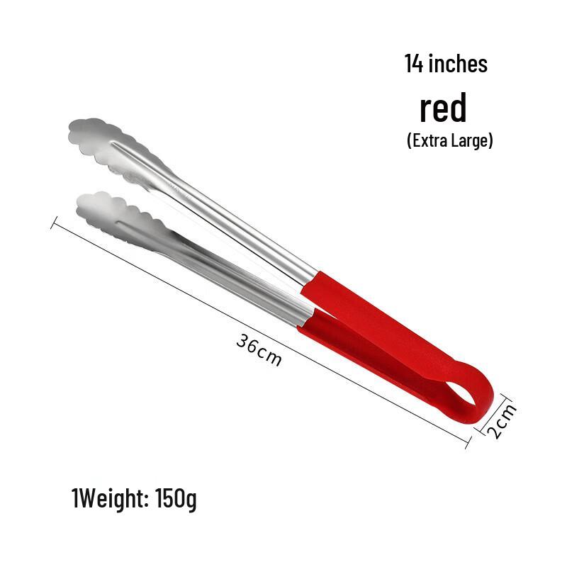 Naijiang Thickened 304 Stainless Steel Food Tongs