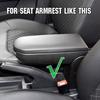 Armrest Latch Cover For Seat Ibiza 6J Center Console Arm Rest Storage Box Lid Cover Car Pad