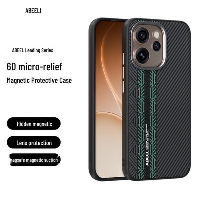 Funda para Oppo Reno15 Pro: Funda Blanda Magnética, Cubierta Protectora a Prueba de Caídas para Reno14/13 Pro