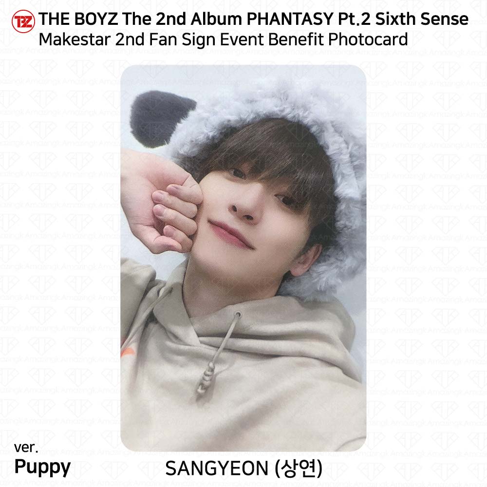

The Boyz Phantasy Pt.2 Sixth Sense Makestar 2-я фотокарточка с благотворительным мероприятием для фанатов Sangyeon