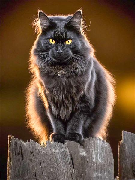 5D Diamond Painting Cat Full Round Mosaic Embroidery Animal Handmade Gift Home Decor