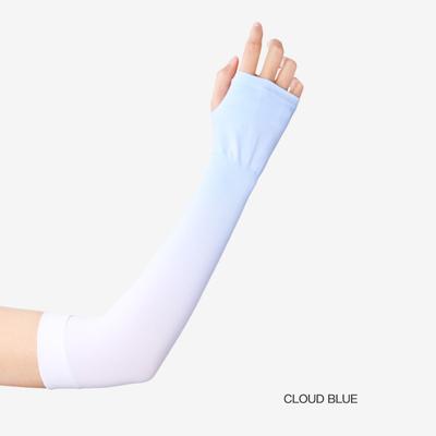 Ice Silk Sleeve Women Summer Sunscreen Cuff Arm Long Gloves Sun Uv Protection Hand Protector Cover Anti-slip Outdoor