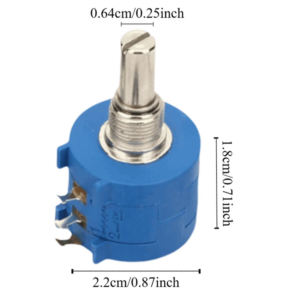 3590S-2-101L Potentiometer Counting Dial Wirewound Potentiometer  Electronic Control Systems