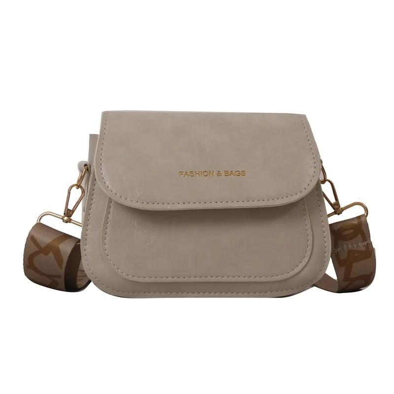 Retro tarzı kadın çapraz askılı çanta kadın omuz çantası yüksek dokulu küçük ve zarif lüks marka popüler yeni