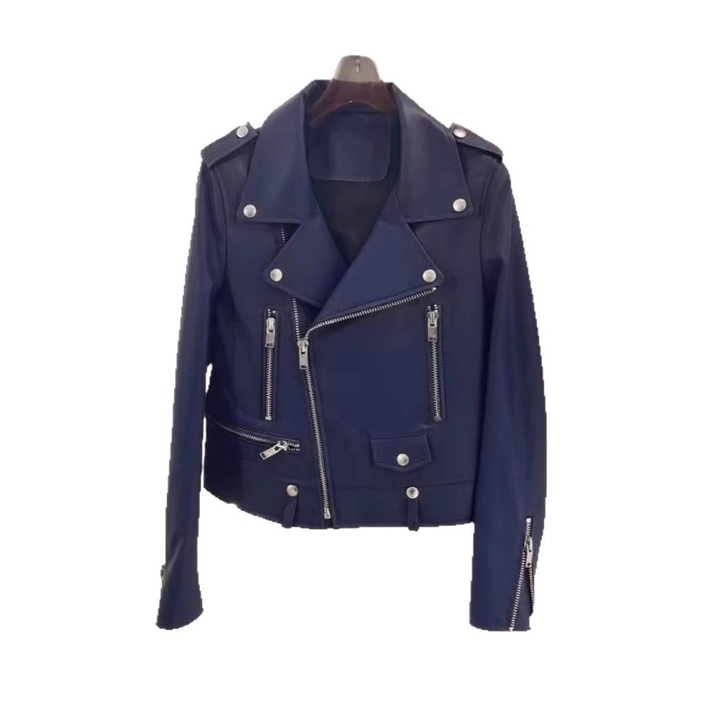 Men's Locomotive Leather Jacket Spring Autumn Winter New Leather Jacket Slim Men's Leather Jacket