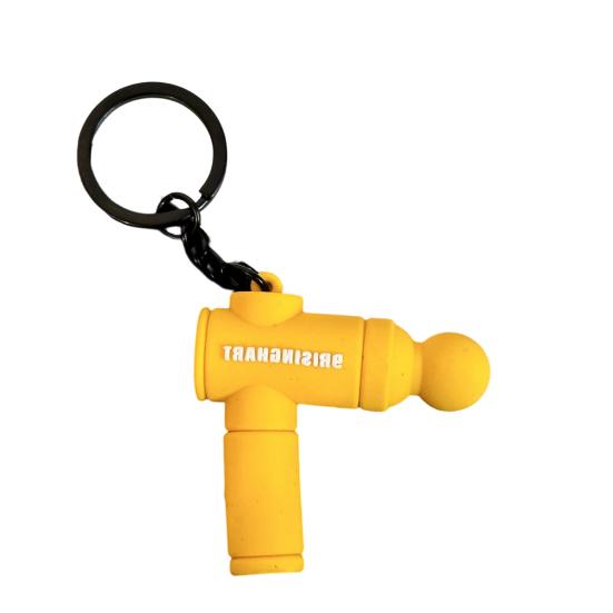 Keychain Pendant Multi-Color Design Lightweight Soft Silicone Mini Fascial Machine Shape Keychain Portable Decompression Toy Backpacks Fitness