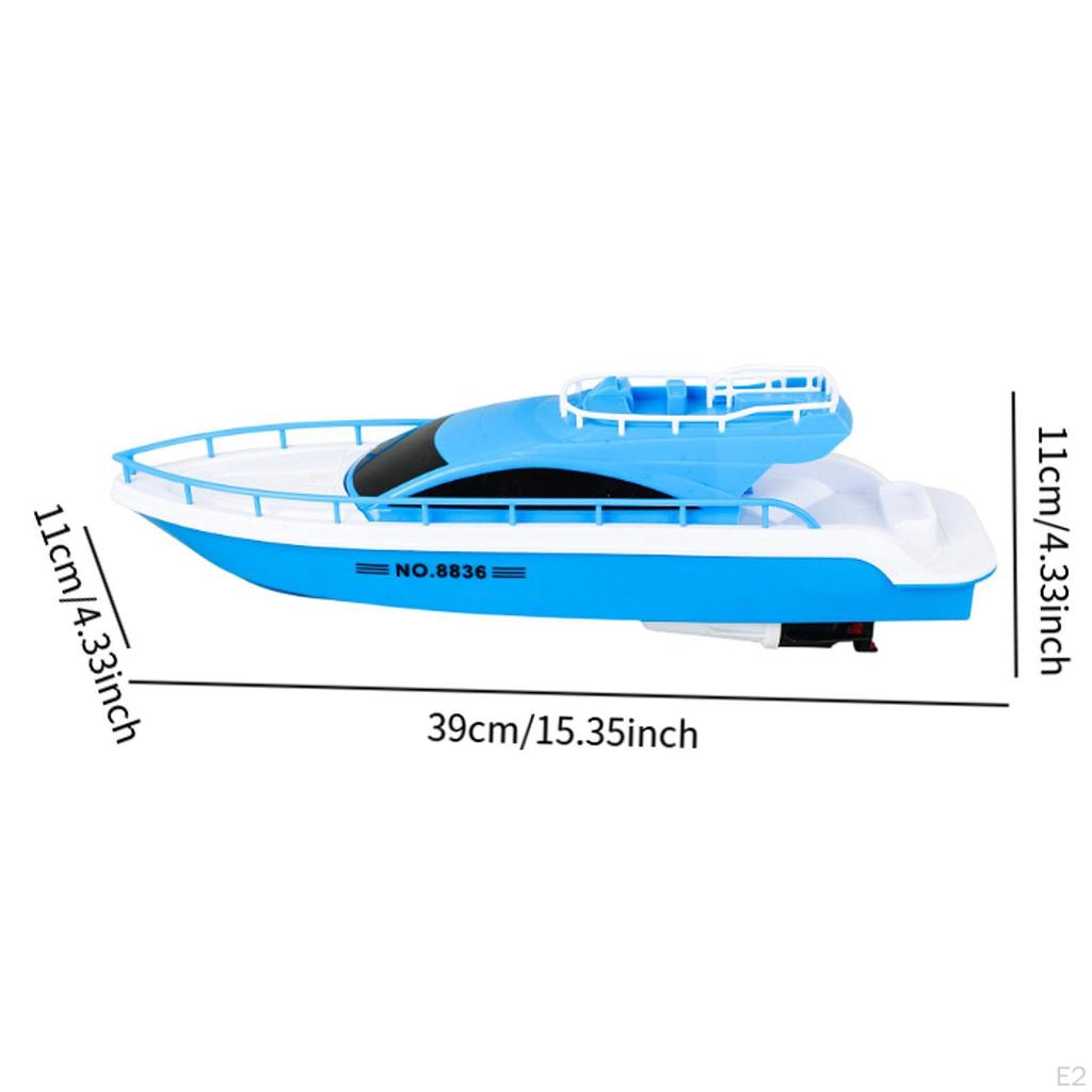 Electric Speedboat Toy for Kids Yacht Portable Party Favor Water Bath Boat Boys
