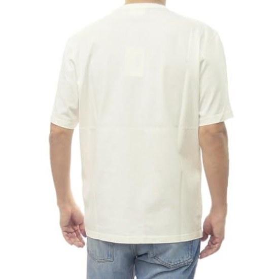 Maison Kitsune CAFE Crew Neck T-Shirt Relax Off White
