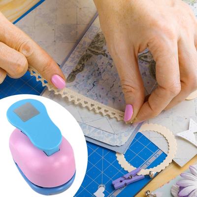 Square Punch Shape Punches for Kids Handheld Tab Scrapbooking DIY Albums Photos Handmade
