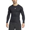 Adidas Techfit Long Sleeve Black Size L Men's T-Shirt, KVF02, (JE6702),