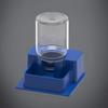 Anti-slip Base Reptiles Water Feeder Plastic Stable Reptile Water Dispenser Detachable Turtle Water Bowl For Snakes Tortoise