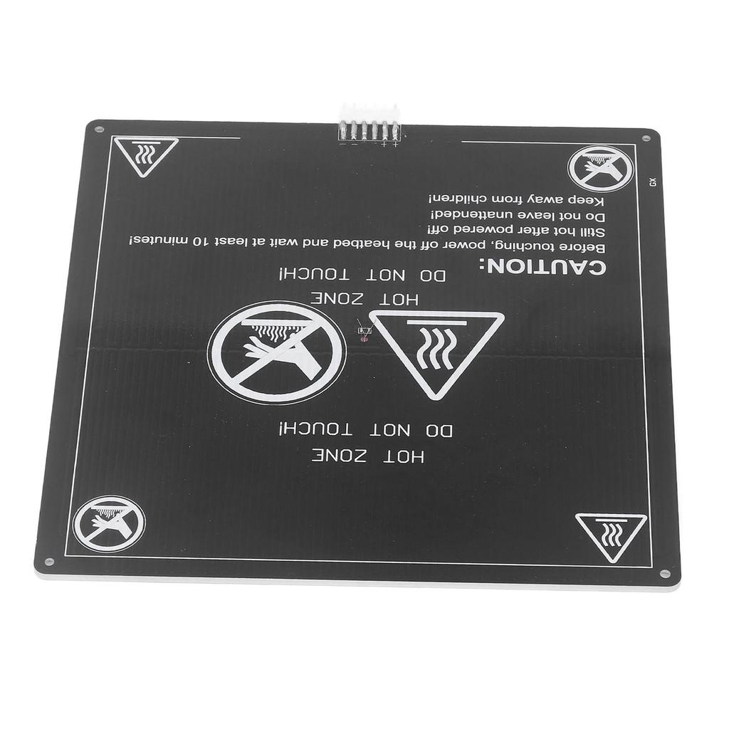 3D Printer Heated Bed 220x220mm 3mm Thick Aluminum Hot Bed with 90cm Wire DC12V