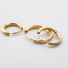 2Pcs Stainless Steel Cz Hoop Earrings Simple Helix Tragus Daith Conch Rook Snug Ear Piercing Jewelry Gifts