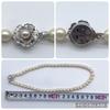 High-Luster Akoya Pearl Necklace Genuine Jewelry Pink Beige Approx. 38 Cm / Approx. 7.0 Mm–8.0 Mm / 32.6 G Silver Hardware