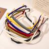 Solid Color Simple Square Shaped Headband Anti-Slip Invisible Girls Hair Hoops For Teenager Fixed Hairstyle Accessories Hair Rim
