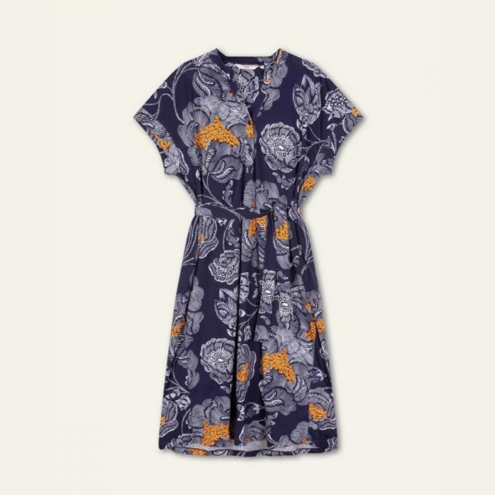 Oilily Pattern Dress Owesaop001 Navy (55)/S(55)