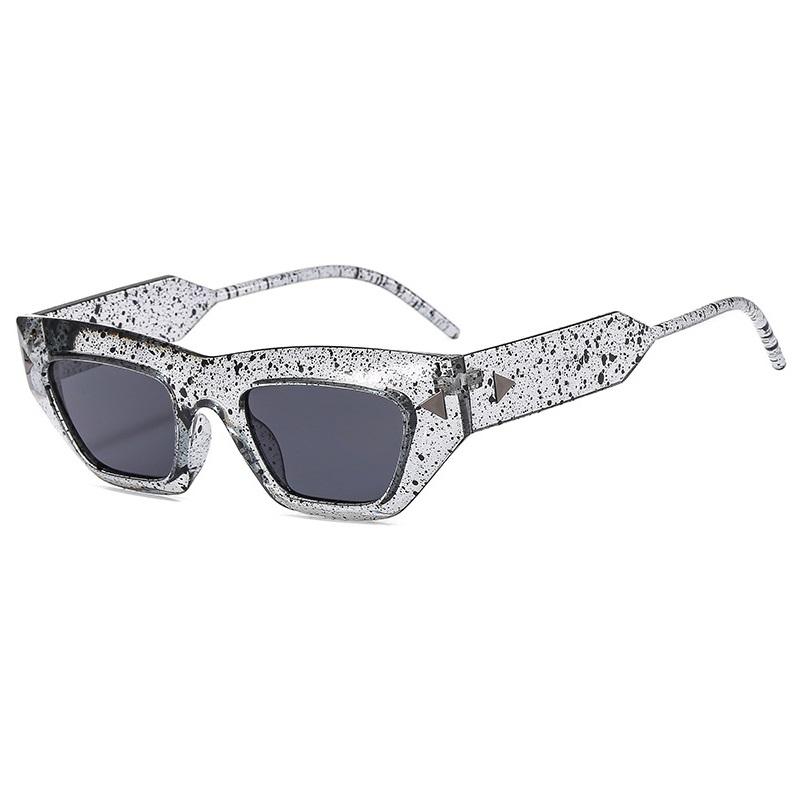 New Small Square Sunglasses Women Men Vintage Spotted Cat Eye Shades Designer  Luxury Sun Glasses Uv400 Eyewear