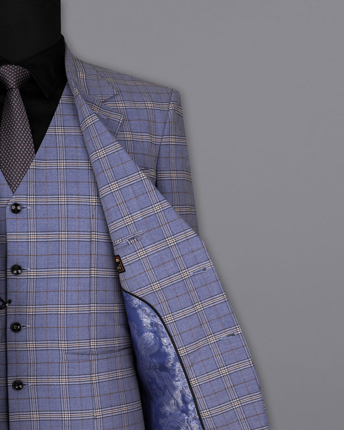 Logan Blue Super Fine Plaid Woolrich Blazer