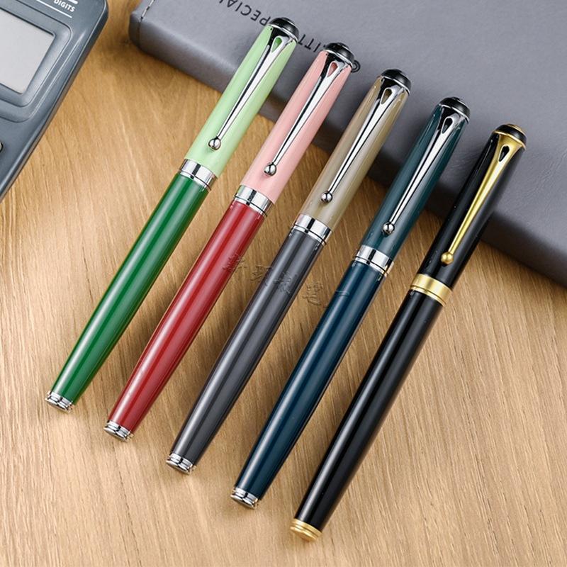 Morandi Color Metal Pen Enterprise Business Office Signature Pen Pen Teacher Gift Pen Orb Pen Print