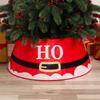 Christmas Tree Skirt Creative Printed Sequin 3D Base Decoration for Holiday Scene Setup and Christmas Tree Decor