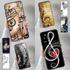 Music Note Symbol Piano Case For Xiaomi 13 14 Ultra 12 Lite 11T 12T 13T Pro POCO M6 Pro X6 X5 X3 F3 F5 M5s Cover