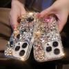 Glitter Rhinestone Phone Case For XiaoMi 15 Ultra 14 Pro 14T 14A Plus 13 Lite 13T 12 12T 12S 12X 5G Bling Crystal Diamond Floral Cover