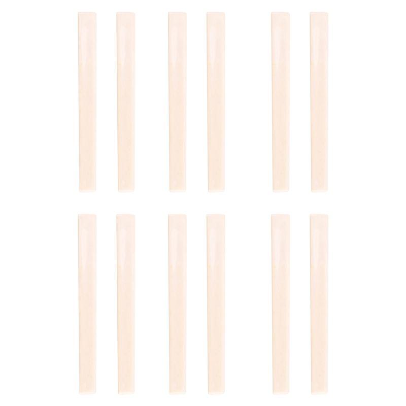 

Classy-12 Pcs Spare Part Beige Plastic Bridge Saddle Nut For Classical Guitar бежевий