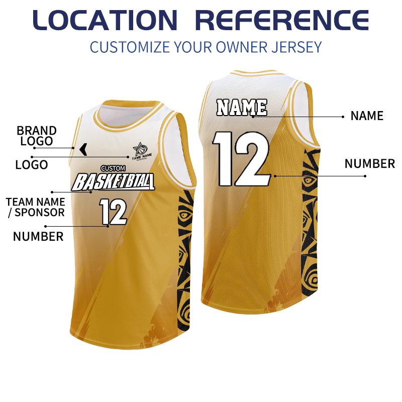 Jacquard Basketball Uniforms For Men School Team Basketball Jersey Quick Dry Breathable Youth Sportswear Shirts S