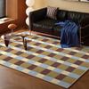 Luksusowy Dywan Pokojowy w Kratę, Wodoodporny i Plamoodporny Dywanik Przyłóżkowy do Sypialni, Mata Podłogowa do Salonu, Dekoracja Domu
