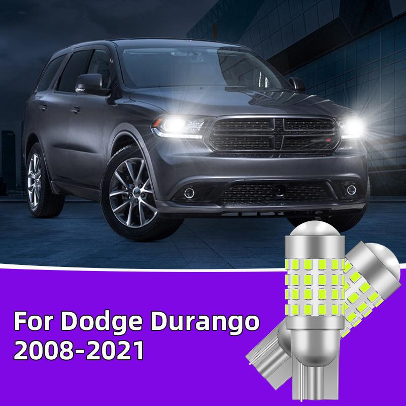 2PCS For Dodge Durango 2008-2021 Car Led Bulb T10 W5W width lights side marker position Signal Lamp 12V 24V Clearance Lights
