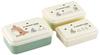 Bento Fluffy Servier-Mittagessen Versiegelbares Aufbewahrungs-Set von Microwave Studio Mein Nachbar Totoro Marschier-Box, Box, Behälter, Behälter, 3, Sicher,