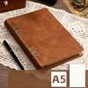 Thickened Waterproof Leather Surface Detachable Notes Booklet Student Office Planner Record Book Durable Filler Paper Binder