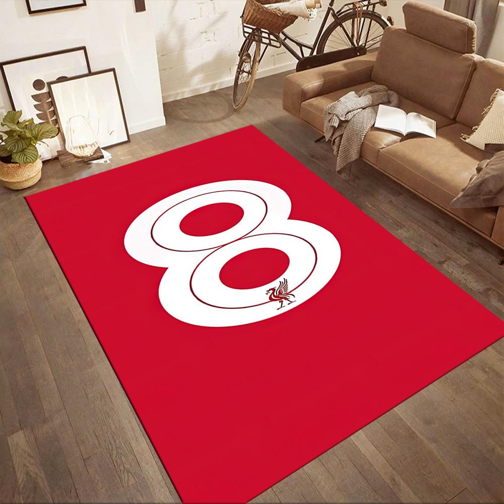 Liverpool Football Club Floor Mat Design For Playrooms Balcony Decorate Room Dormitory Antislip Rug Anime Office Decor Perfect Gift For Womenmen
