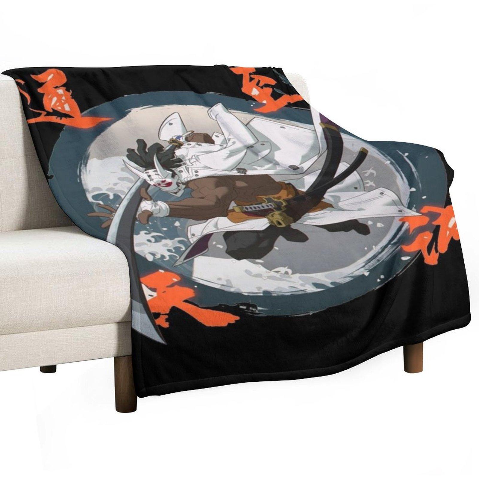Guilty Gear - Nagoriyuki Throw Blanket Thermals For Travel Designers for babies Softest Blankets 30x40in