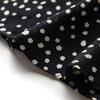 TUHUANG Women's 100% Silk Polka Dot Midi Dress