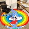 1pc Bugs Bunny Rainbow Office Round Area Rug, Under Office Chairs Bedroom Living Room Home Decor  A1022285