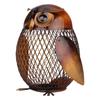 TOOARTS Owl Shaped Metal   Box Home Furnishing Articles Crafting