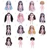 17cm Useful Black Eyes Decorative Plastic 3D Naked BJD Doll Body Clothes Changing Game for Gift Dress Up