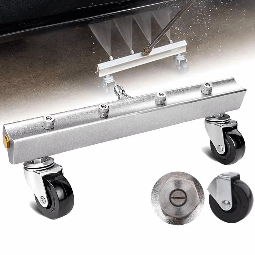 Stainless Steel Road Cleaning Device 4 Nozzle Design Undercarriage Cleaner  Car Wash