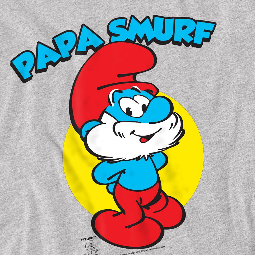The Smurfs Unisex Adult Papa Smurf T-Shirt