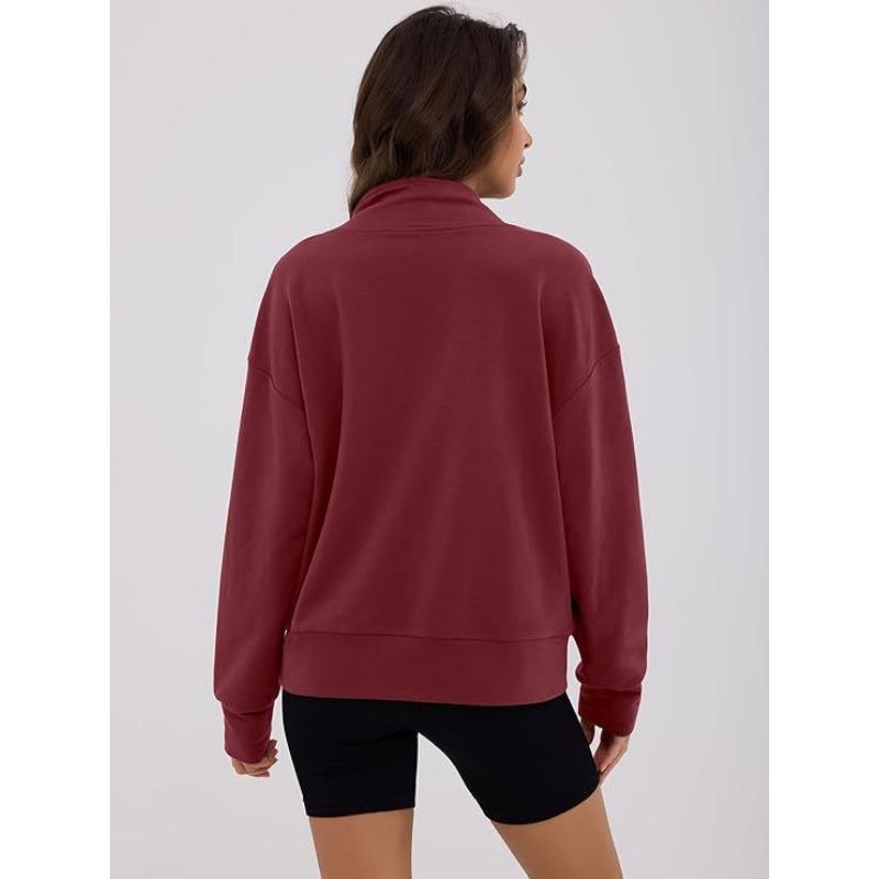 Fashionable Women's Hooded Sweatshirt Casual Pocket Top Loose Pullover